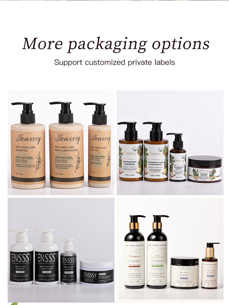 Wholesale Organic Natural Moisturizing Fluffy Shampoo Conditioner Private Label Sulfate Free Argan Oil Coconut Tea Tree Shampoo