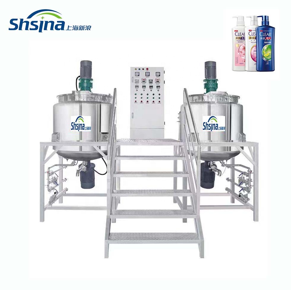100-5000L Hair Conditioner Mixing Machine Hair Shampoo Production Line