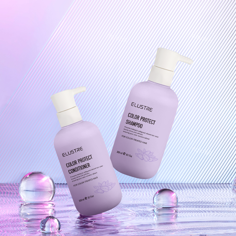Private Label Moisturizing Dye Treatment Deep Nourishing Hydrating Argan Oil Organic Color Safe Protect Shampoo Conditioner Oily