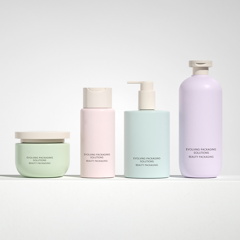 Customized Wholesale PE Plastic Shampoo Lotion Skin Care Serum Bottles Set 250ml 400ml 500ml with Pump and Screen Printing