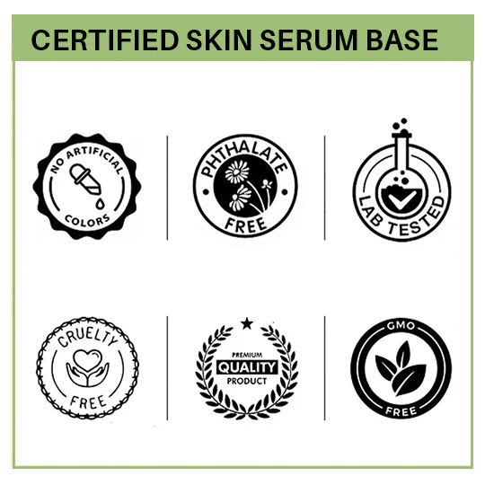 Buy 100% Pure Skin Serum Base in Bulk Quantity at Wholesale Price Directly from Manufacturer Hydrates Skin Soothes Skin