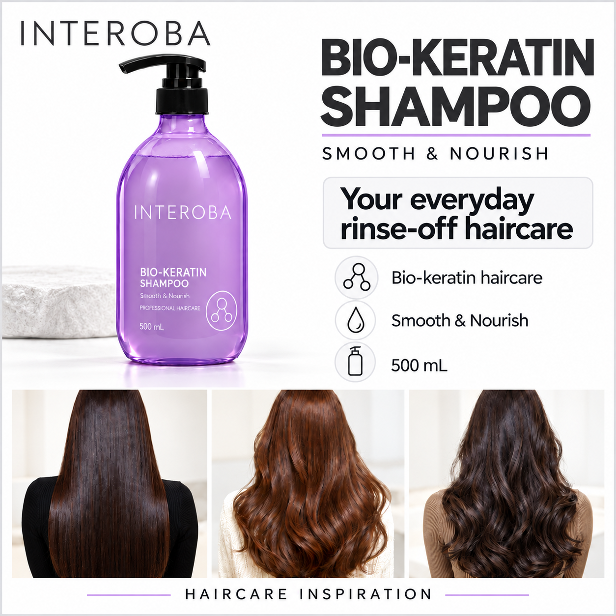 Professional Keratin Treatment Shampoo Natural Argan Oil Collagen Keratina to All Hair Types OEM/ODM