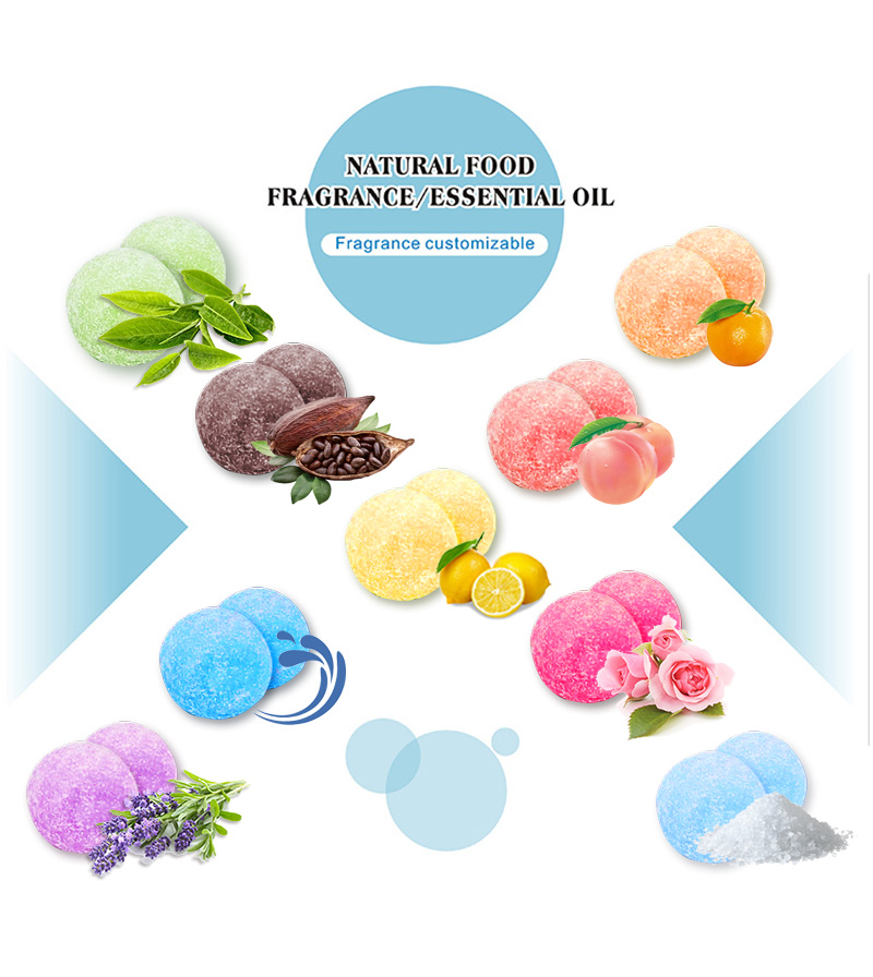 Custom Body Bath Skin Scrub Balls Logo OEM Best Organic Gommage De Sucre De Bain Fruit Salt Body Sugar Scrubs Ball