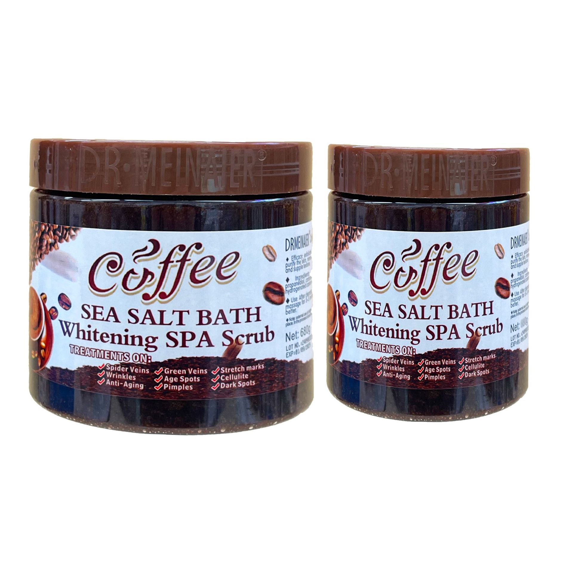 Lady Coffee Sea Salt Body Scrub-Moisturizing Exfoliating Oil Control Whitening Blackhead Removal Customization for All Skin