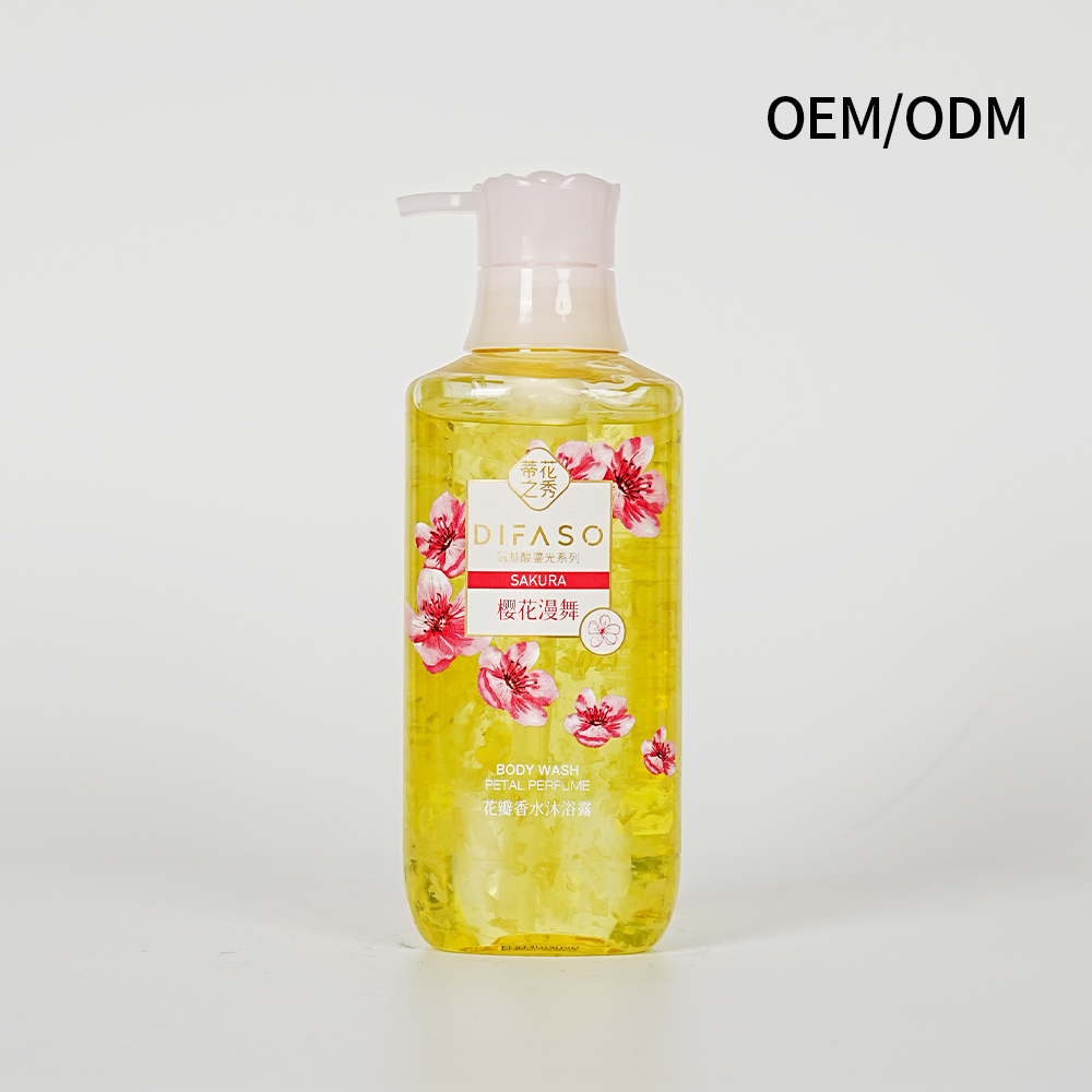 Customizable Petal Perfume Body Wash Extracts Long-Lasting Fragrance Moisturizing Nourishing Gentle Cleansing Shower Gel