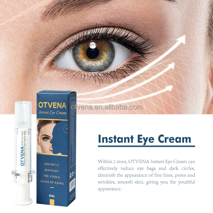 OTVENA Instant Smoothing Eye Cream Minimize Wrinkles Even Skin Tone Under Eye Base for Makeup Custom Logo