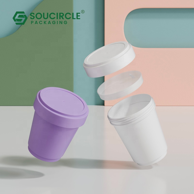 200ml 250ml Frosted PP Cosmetic Jar with Lid, OEM ODM Body Scrub Container Manufacturer Custom Printing &amp; Labeling