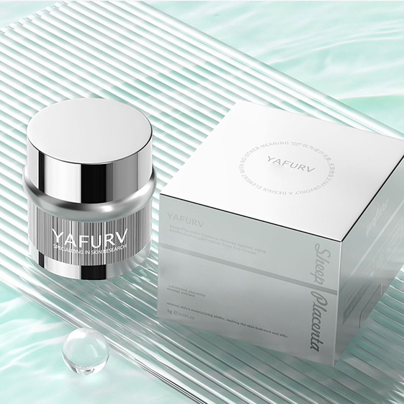 Organic Sheep Placenta Anti Wrinkle Fine Lines Eye Bags Moisturizing Hydrating Customizable Bulk Anti Aging Eye Cream