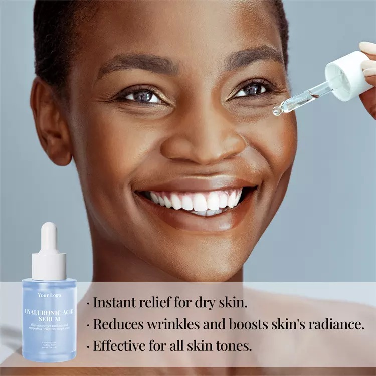 OEM Private Label Hyaluronic Acid Facial Skin Care Face Serum Whitening Natural Vitamin C Serum
