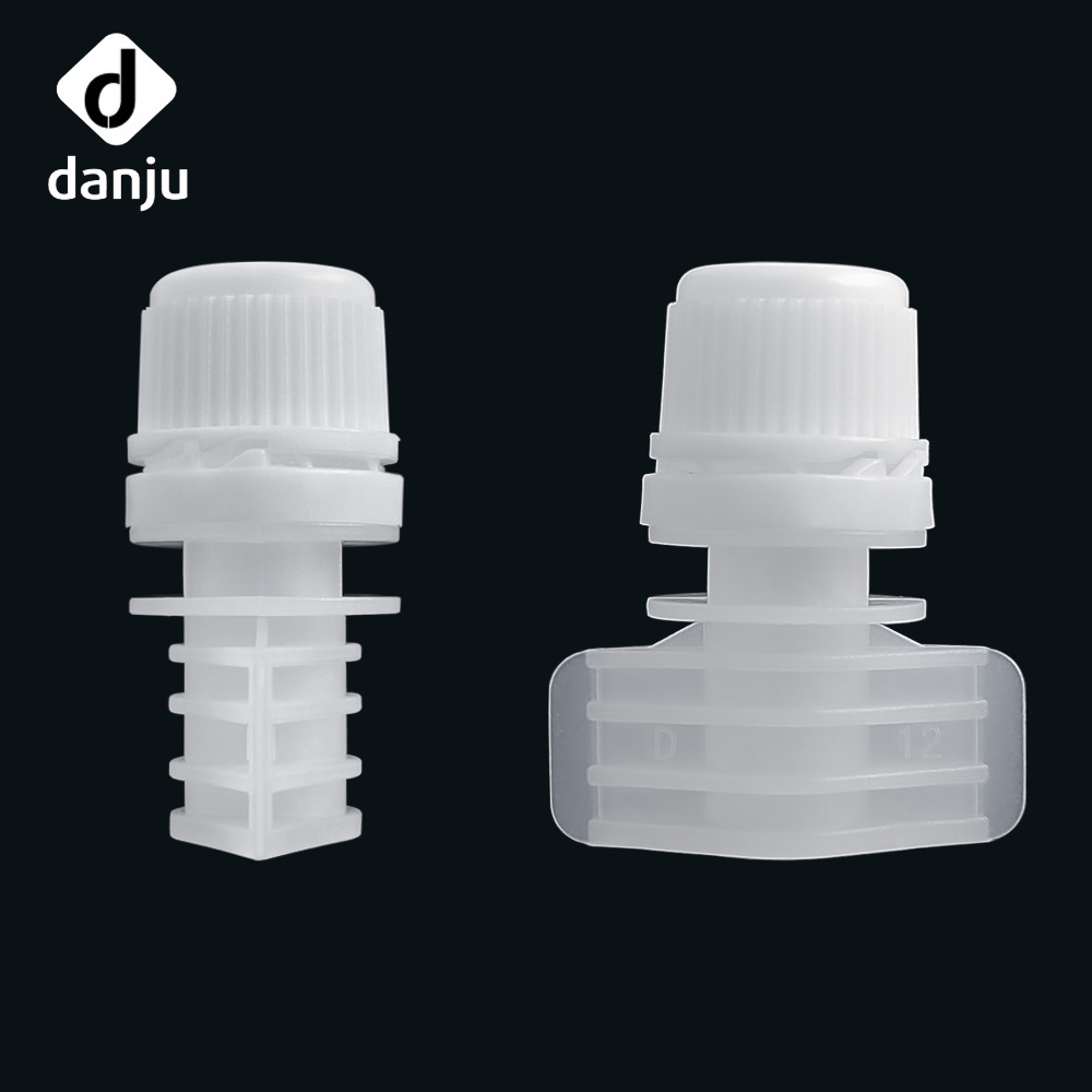 Leakproof 6mm Precision Dispensing Plastic Spout Cap for Cosmetic Skincare Cream Gel Personal Care Flexible Packaging Pouch