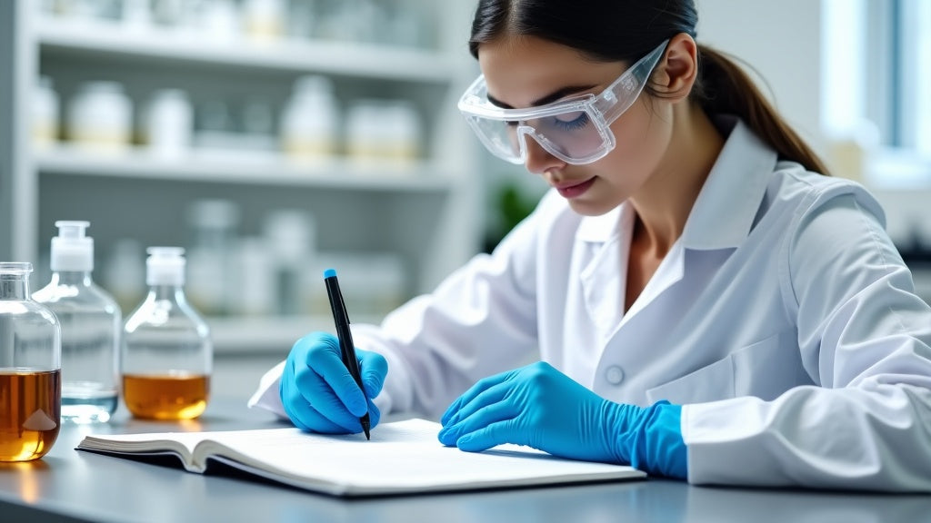In-house analytical laboratory running cosmetic batch QC releases