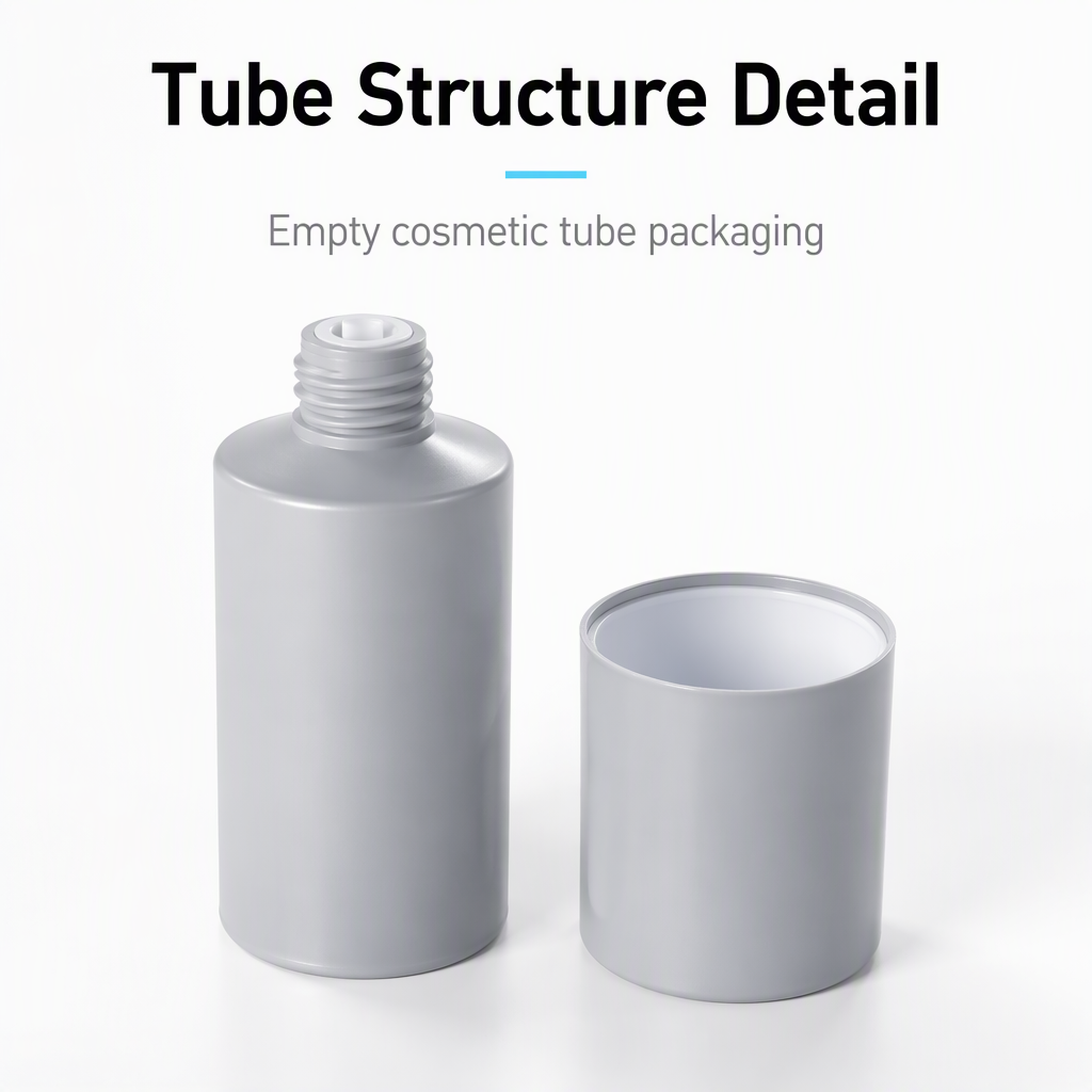 200ml PE Soft Face Wash Tubes Body Cream Hand Cream Shampoo Tube Packaging Empty Plastic Cosmetic Tube