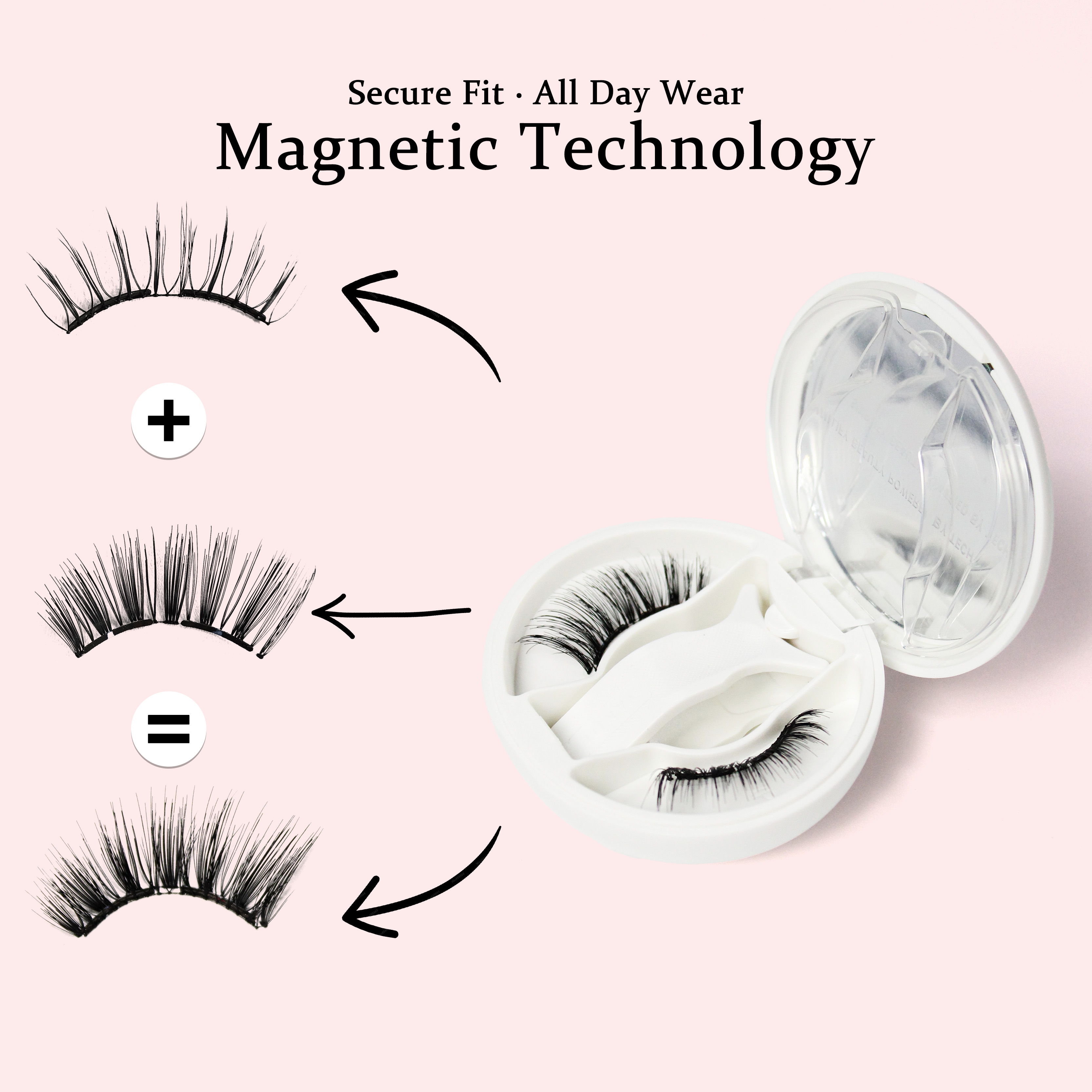 Wholesale Soft Magnetic Eyelashes Extensions with Reusable Applicator Kit Manufacturer Glue Free Wear ISO 22716 Certified
