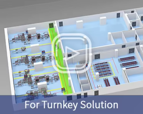 Automated bottle loading packaging line