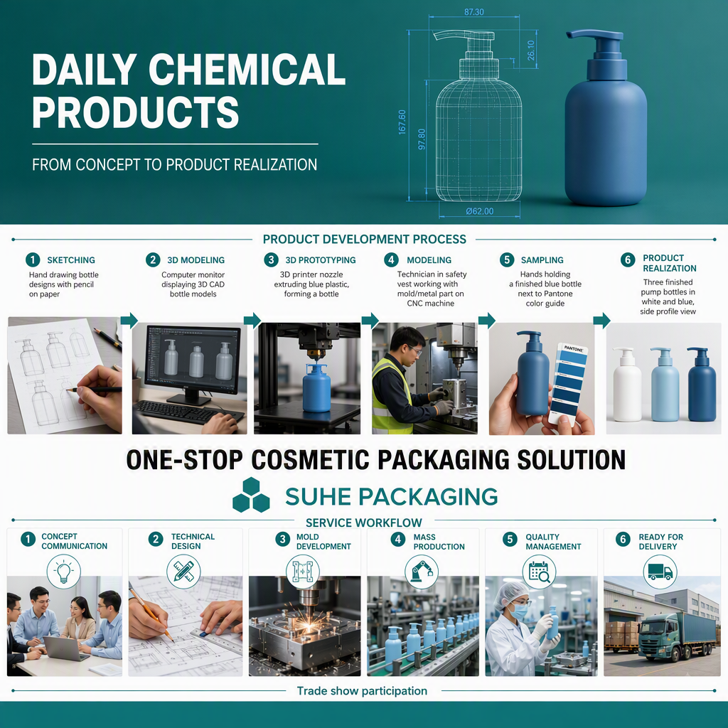 Customized Wholesale PE Plastic Shampoo Lotion Skin Care Serum Bottles Set 250ml 400ml 500ml with Pump and Screen Printing