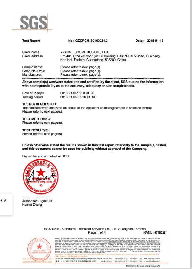 SGS Certification