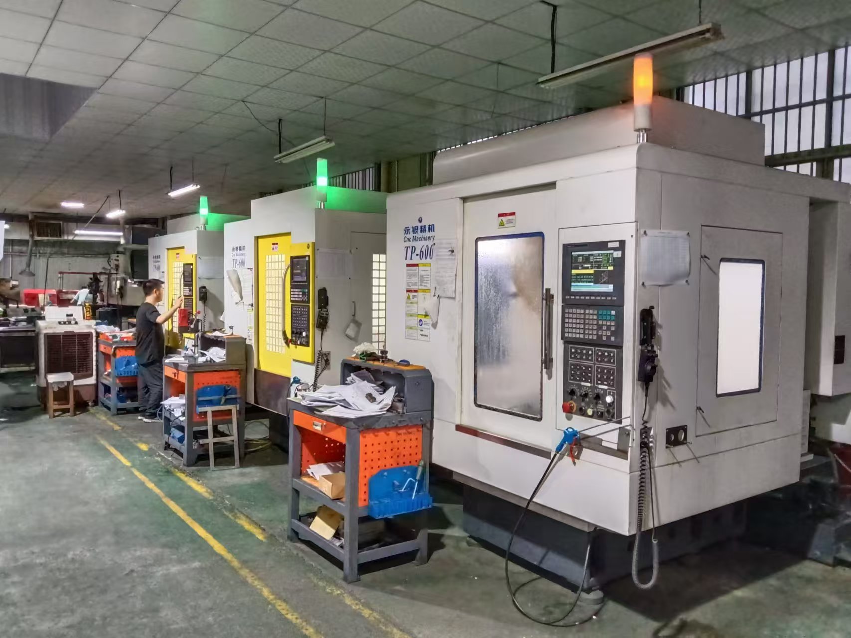Precision machinery production line