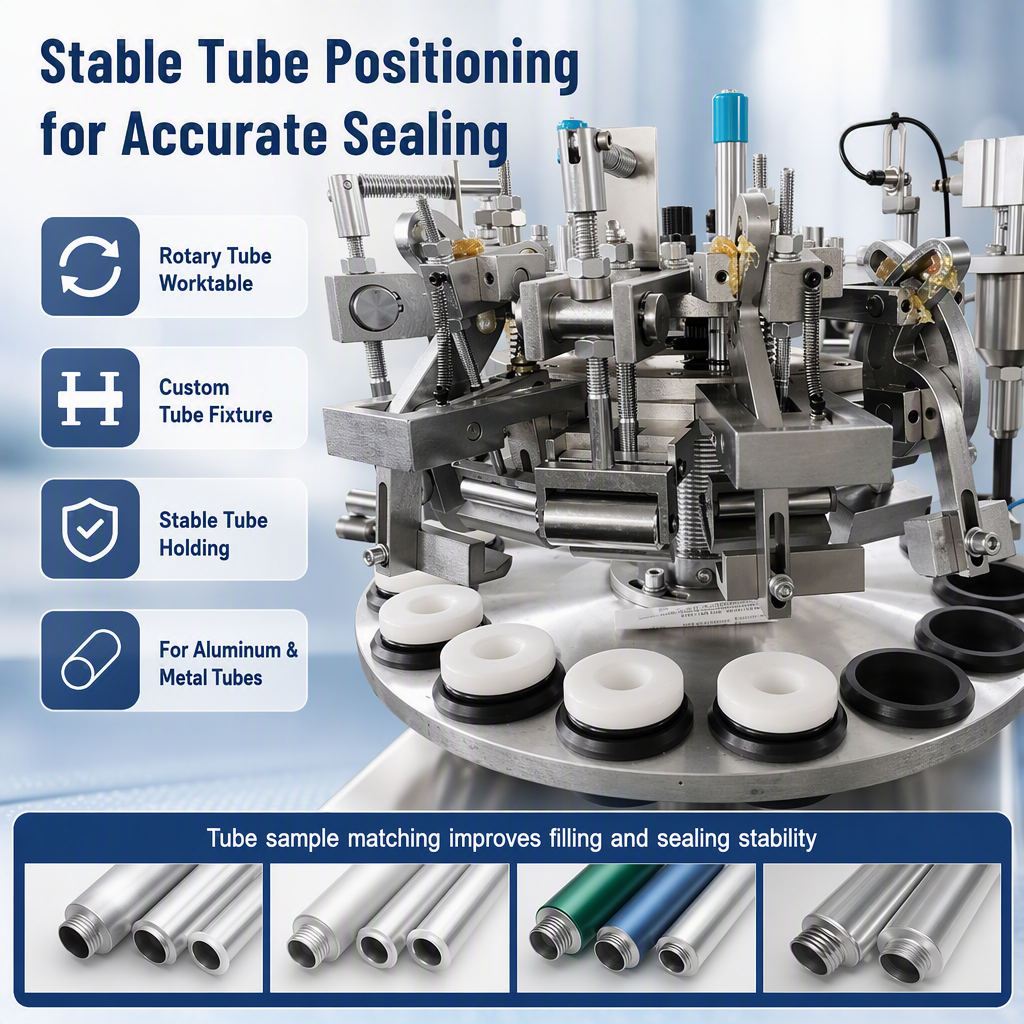 Automatic Packaging Toothpaste 502 Super Glue Cosmetic Cream Aluminium Tube Filling and Sealing Machine