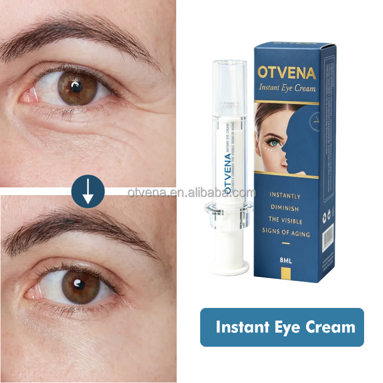 OTVENA Instant Smoothing Eye Cream Minimize Wrinkles Even Skin Tone Under Eye Base for Makeup Custom Logo