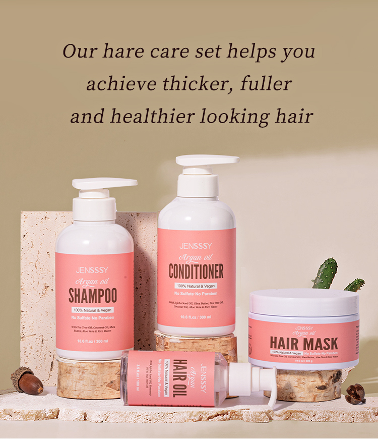 Wholesale Organic Natural Moisturizing Fluffy Shampoo Conditioner Private Label Sulfate Free Argan Oil Coconut Tea Tree Shampoo