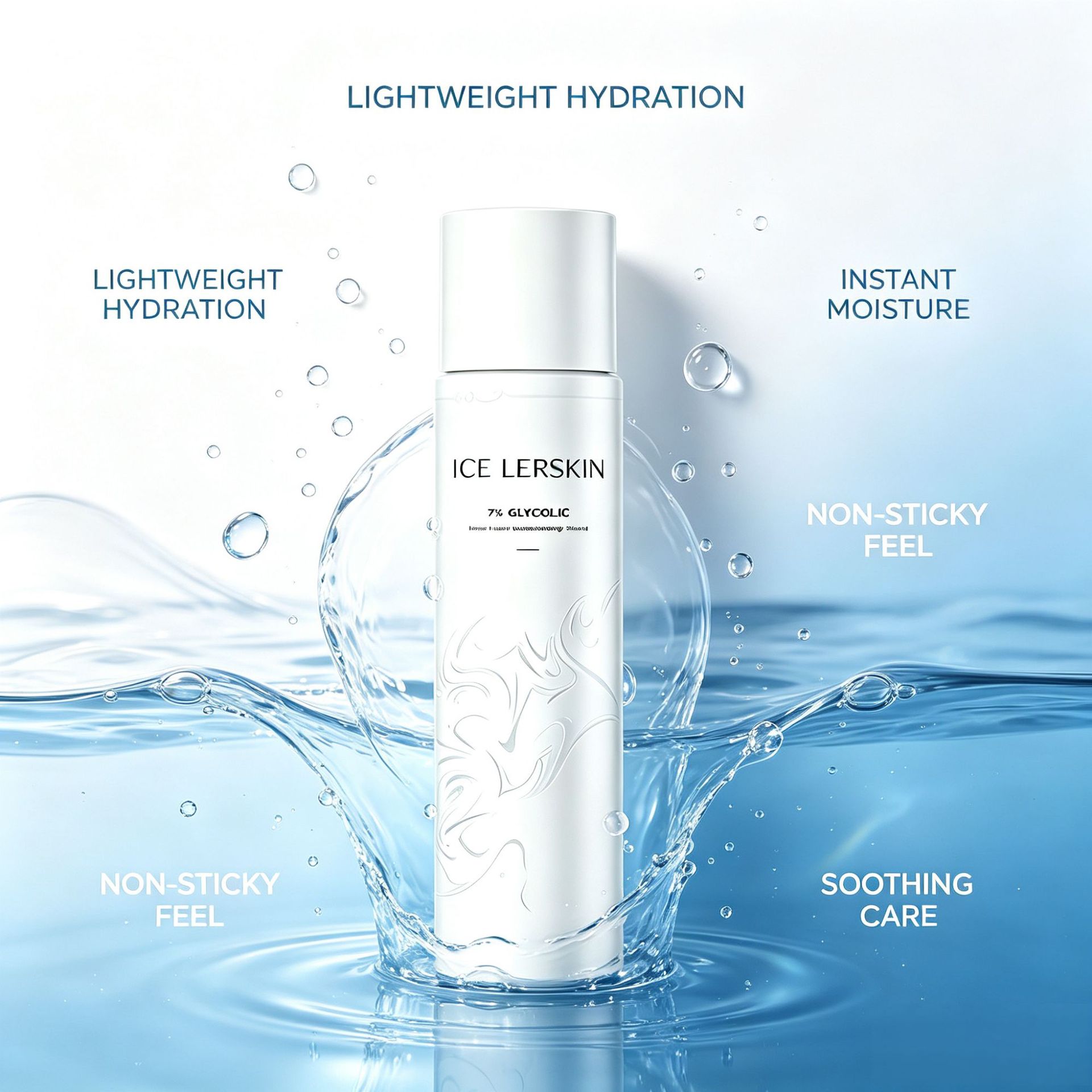 Private Label for Daily Lotion 200ml Emulsion Moisture Hydration Hyaluronic Acid Sensitive Oily Skin Skincare Made China