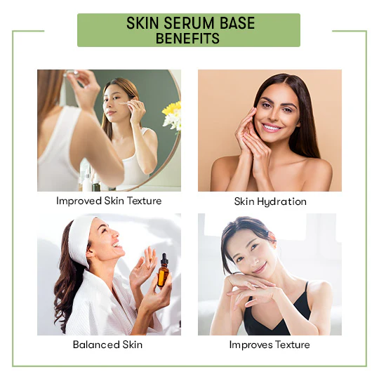 Buy 100% Pure Skin Serum Base in Bulk Quantity at Wholesale Price Directly from Manufacturer Hydrates Skin Soothes Skin