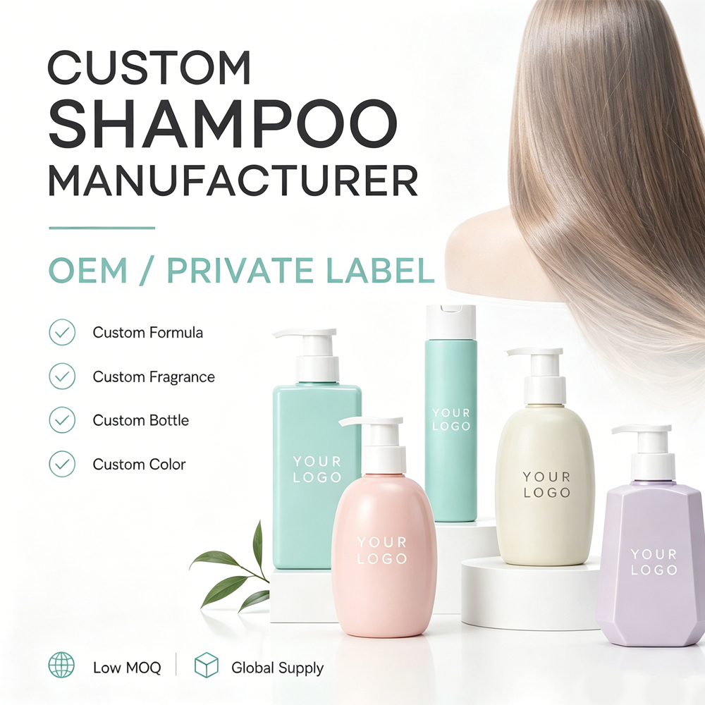 Private Label Organic Ginseng Shampoo Hyaluronic Acid Sulfate Free Moisturizing Smoothing Hair Wash Wholesale Manufacturer