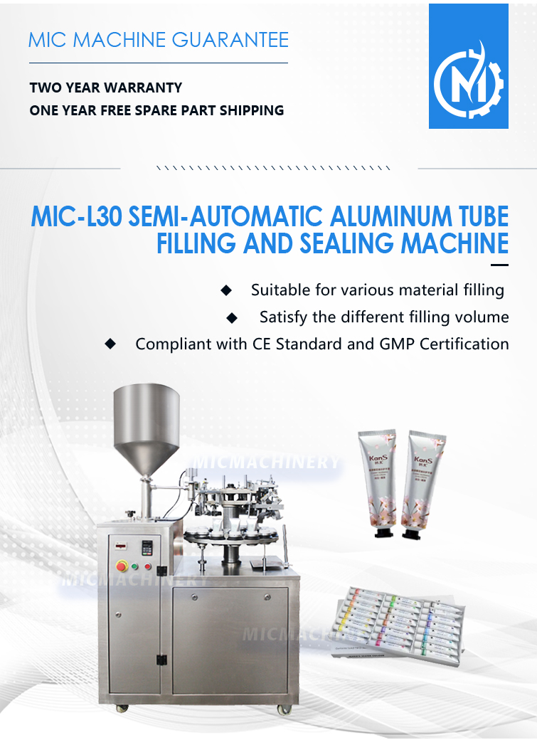 Metal Tube Filling Machine Full View