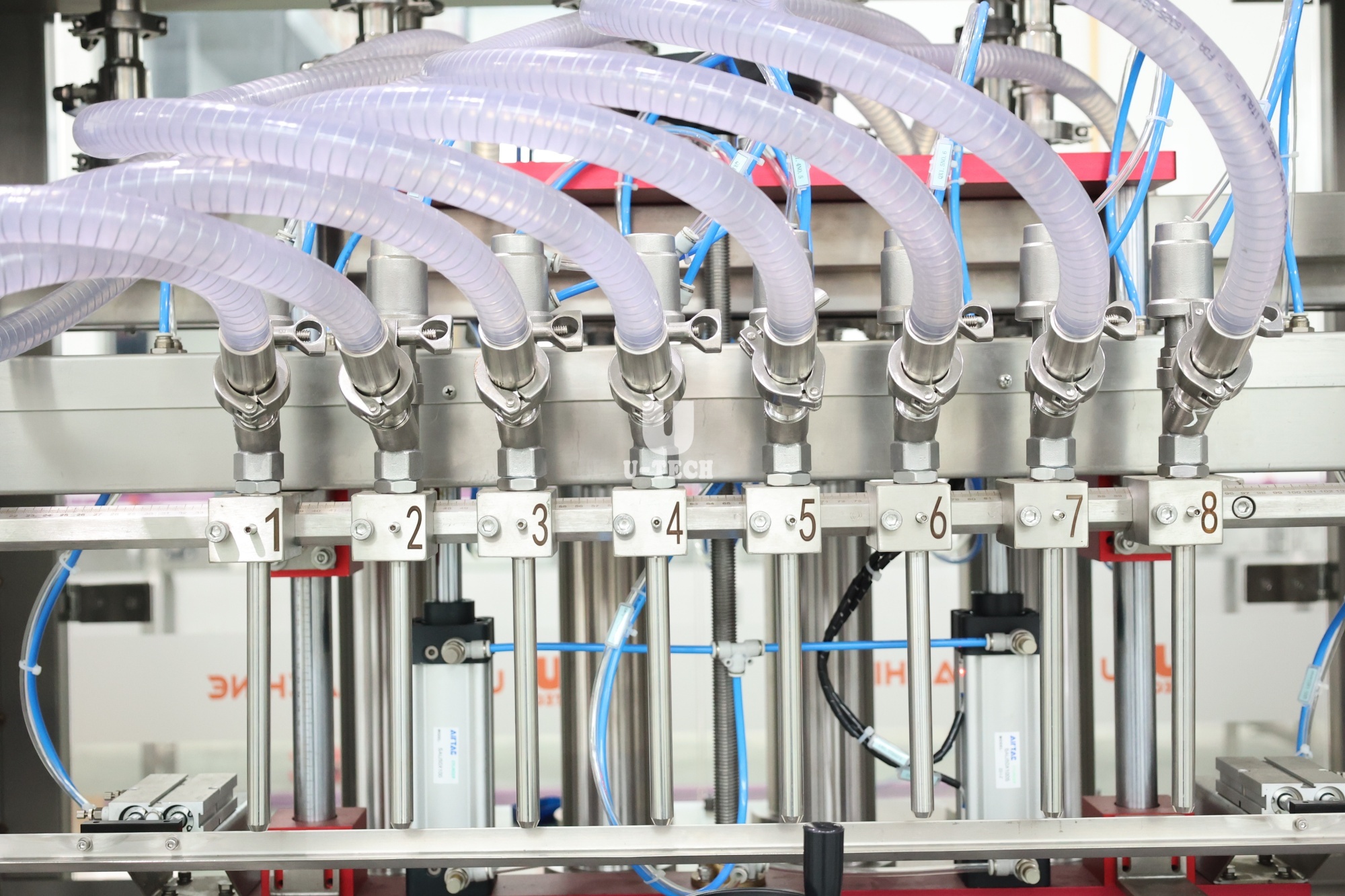 Automatic Plastic Bottle Cosmetic Cream Ointment Viscous Products Piston Filling Machine Production Line