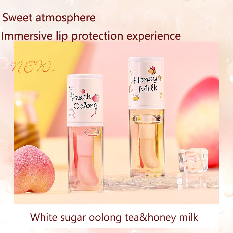 Private Label Fruit Flavor Lip Oil Vegan Non-Sticky Moisturizing Lip Glow Oil Custom Logo Hydrating Plumping Care Wholesale