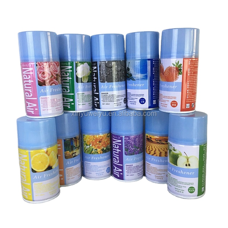 OEM 300ml Customized Perfume Dispenser Spray China Factory's Long-Lasting Room Fragrance Lavender Pattern Private Label Printing