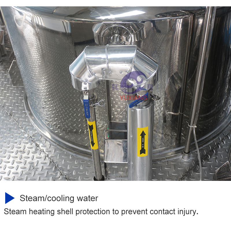 1000 Lts Reactor Vacuum Emulsifying Mixer Homogenizer Reactor 316L Homogenizer Cosmetics Production Equipment