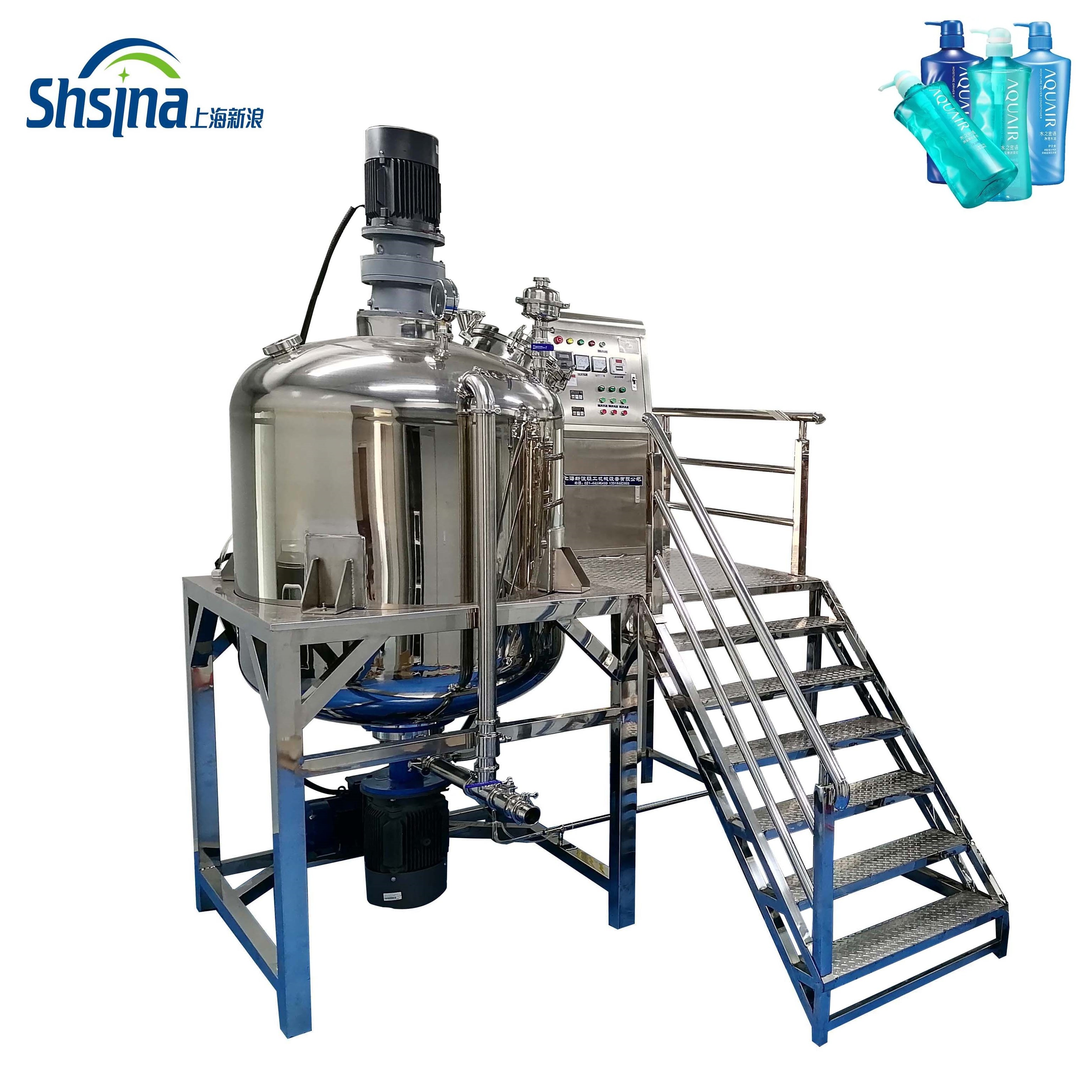 100-5000L Hair Conditioner Mixing Machine Hair Shampoo Production Line