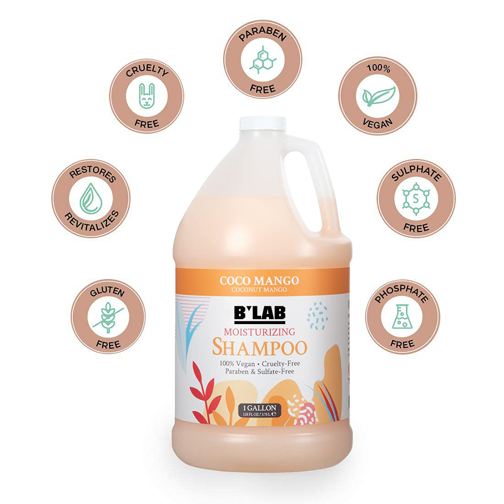 Private Label Hair Care Shampoo Supplier for Gallon of Shampoo and Conditioner Moisture Coconut Oil Shampoo Bulk