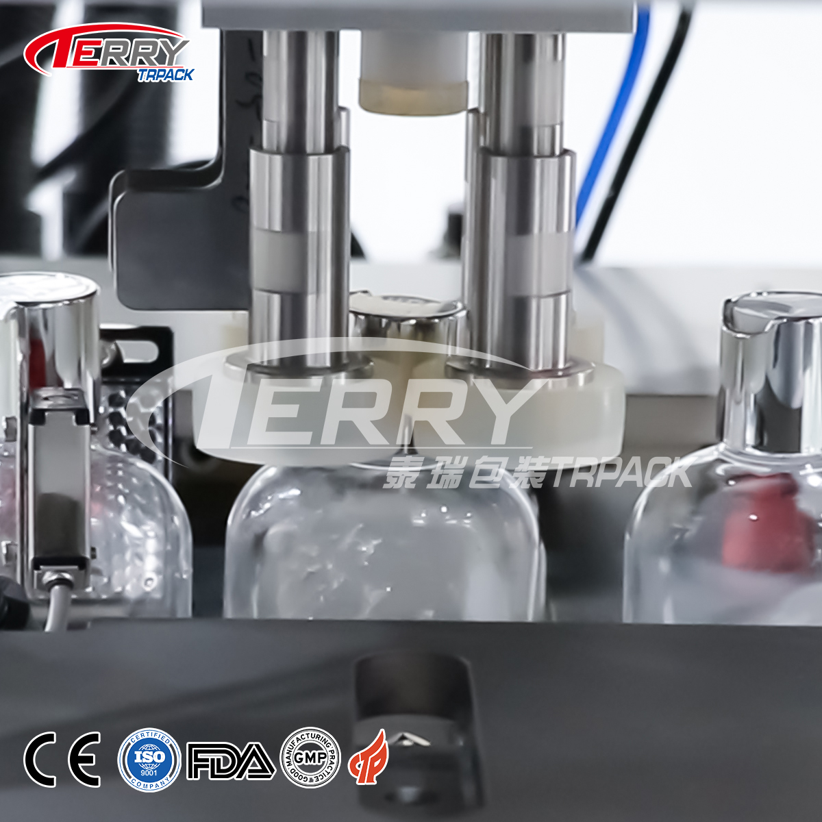 CE Fast Changeover Automatic Single Head Capping Machine for Skincare Jar Serum Vial in Cosmetic Skincare Packaging Line