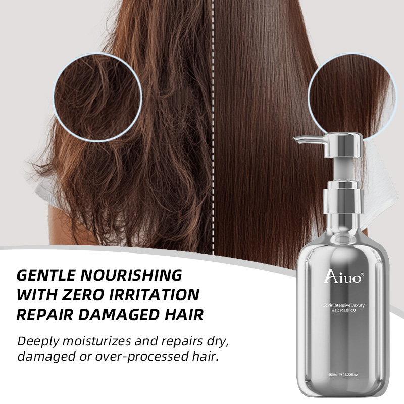 Private Label Caviar Hair Care Treatment Bosein Luxurious Repair Deep Sea Caviar Essence Hair Mask For Dry Damaged Hair