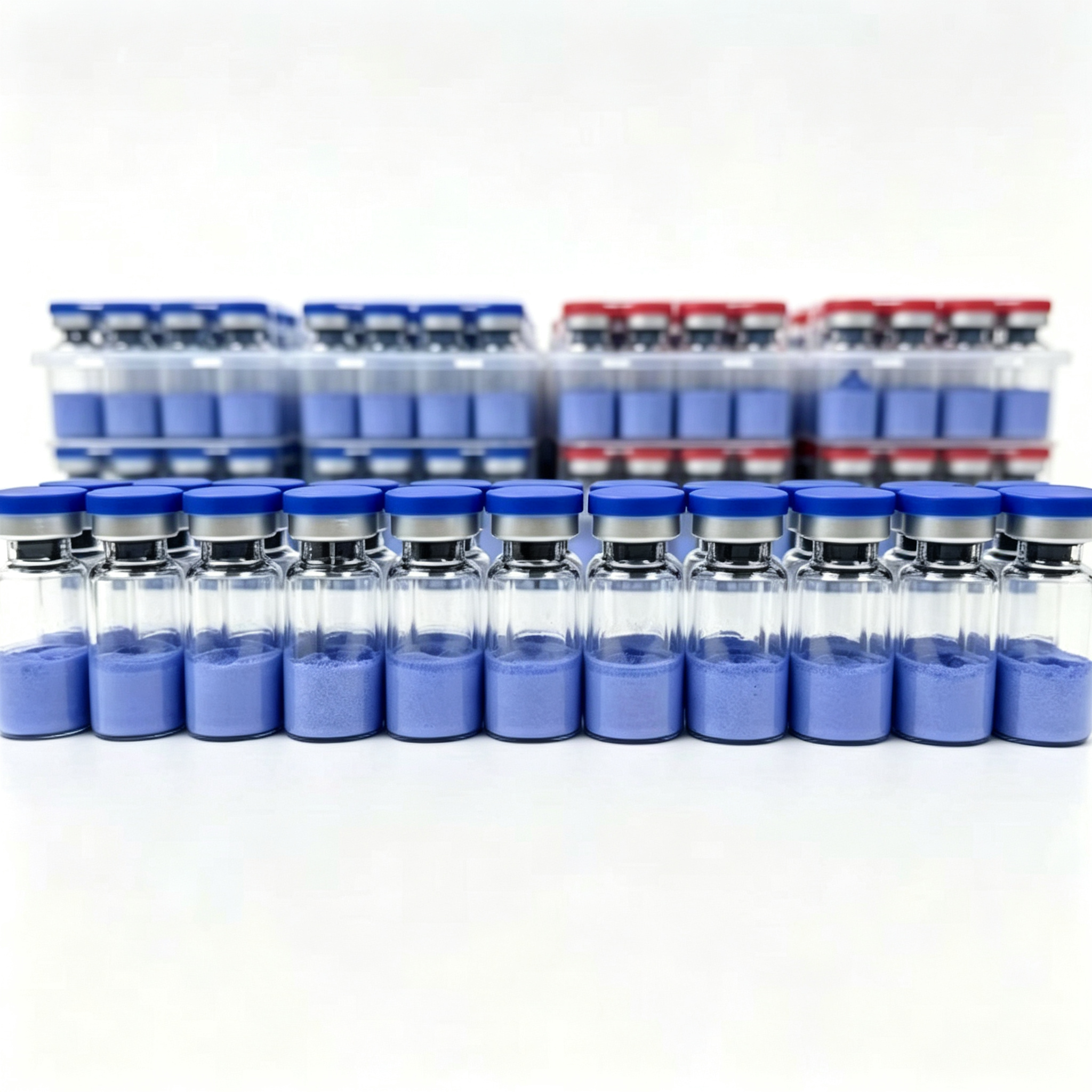 Direct Brand Supply 99% Pure Lyophilized Blue GHK-Cu Cosmetic Base Material Local Anhui Factory
