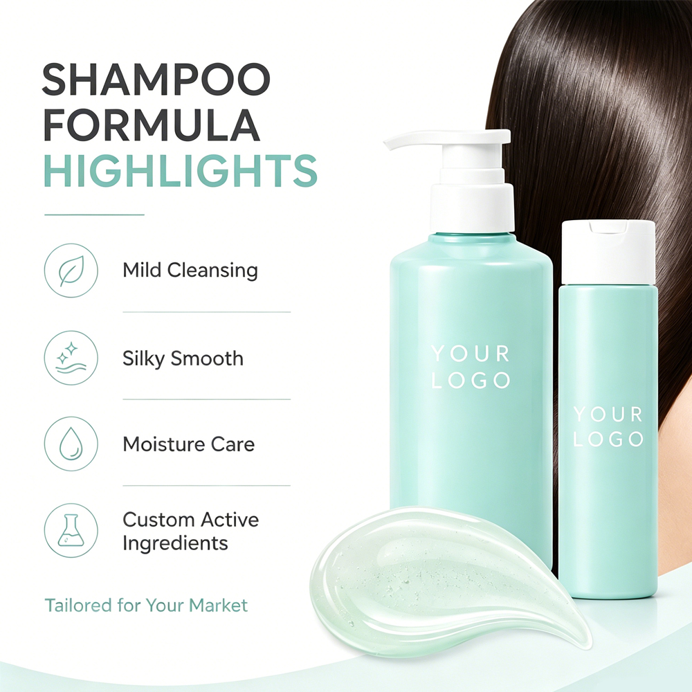 Private Label Organic Ginseng Shampoo Hyaluronic Acid Sulfate Free Moisturizing Smoothing Hair Wash Wholesale Manufacturer
