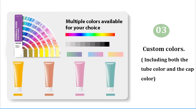Cosmetic tube packaging option