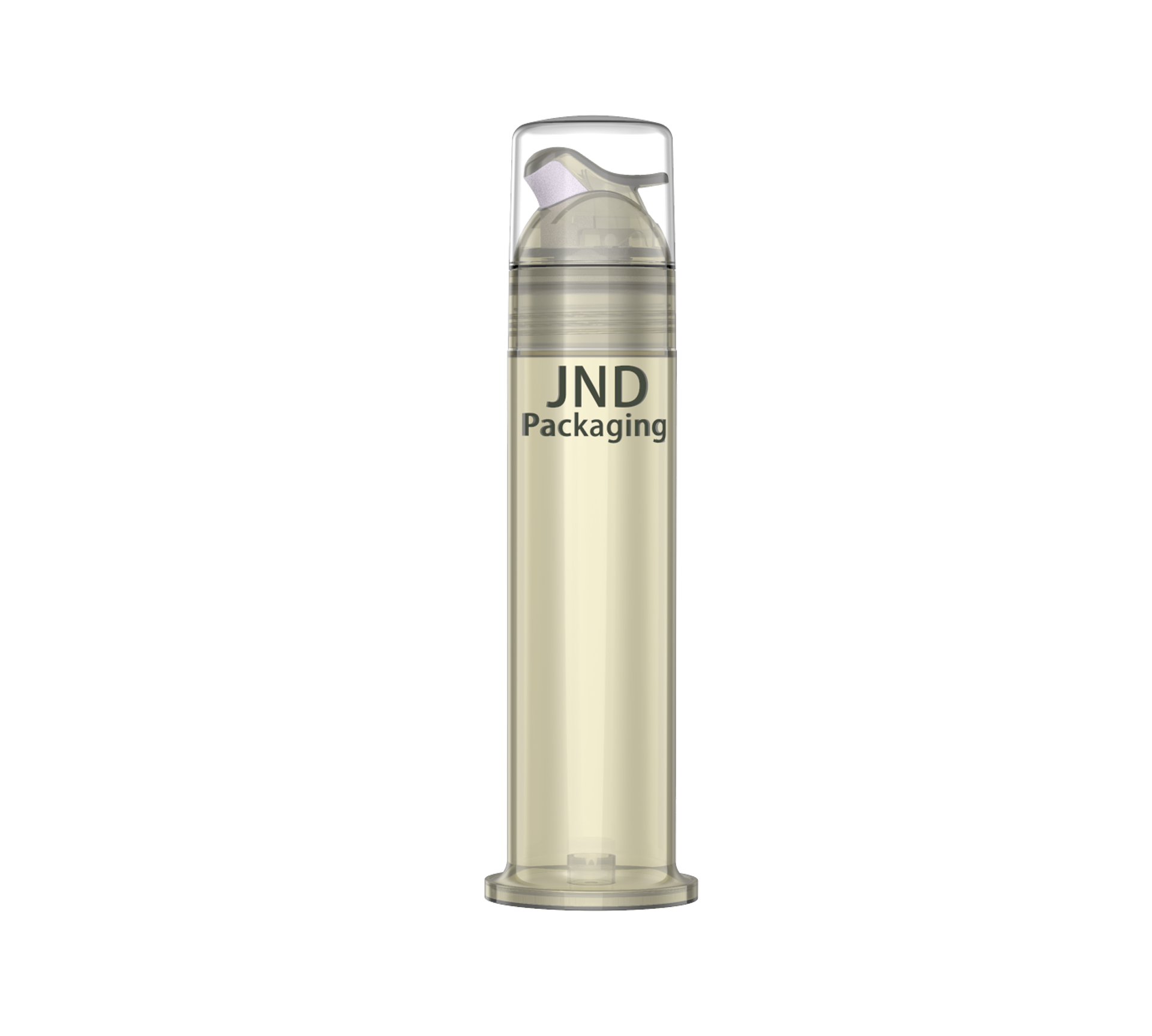 100ml Spray Coating Airless Pump Bottle for High Viscosity Cream Paste All Plastic Custom Cosmetic Packaging Set