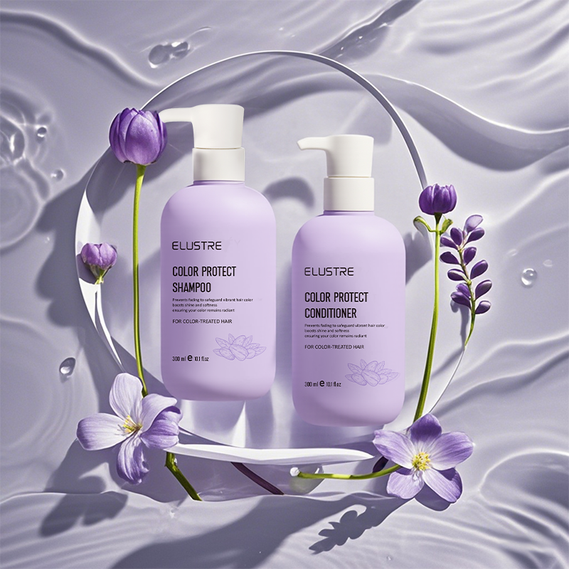 Private Label Moisturizing Dye Treatment Deep Nourishing Hydrating Argan Oil Organic Color Safe Protect Shampoo Conditioner Oily