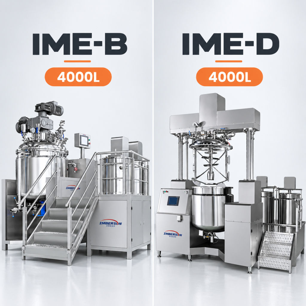 Imberson 4000L Large Scale Cosmetic Homogenizing Production System High Shear Homogenizer Machine Unit Unit Unit Unit Unit