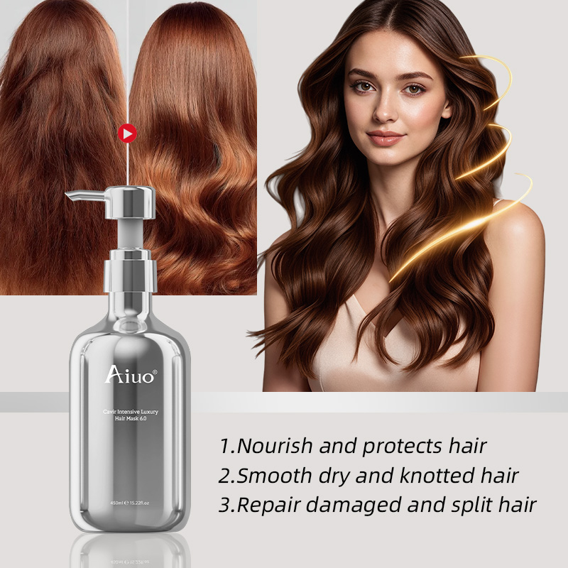 Private Label Caviar Hair Care Treatment Bosein Luxurious Repair Deep Sea Caviar Essence Hair Mask For Dry Damaged Hair