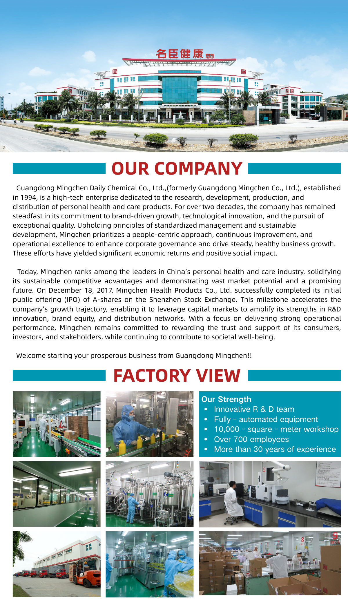 Company Profile Facilities