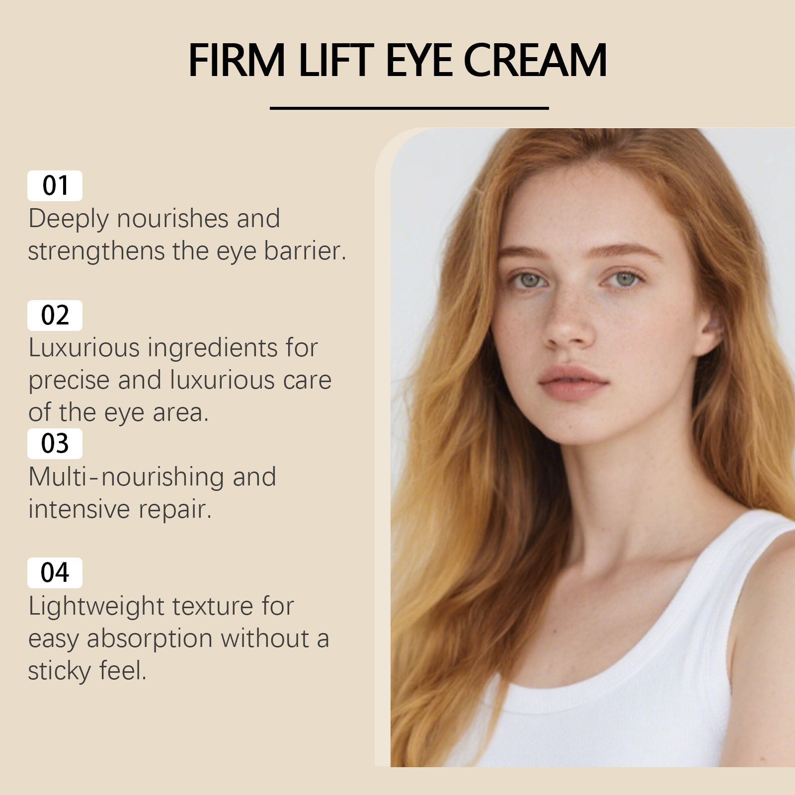 Violet Light Moisture Firming Lifting Eye Cream Mild Ingredients Men Nourishing All Skin Types Custom Logo Three Year Shelf Life