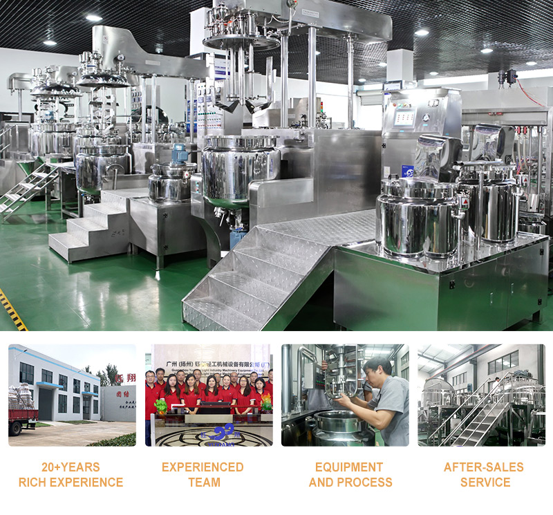 1000 Lts Reactor Vacuum Emulsifying Mixer Homogenizer Reactor 316L Homogenizer Cosmetics Production Equipment
