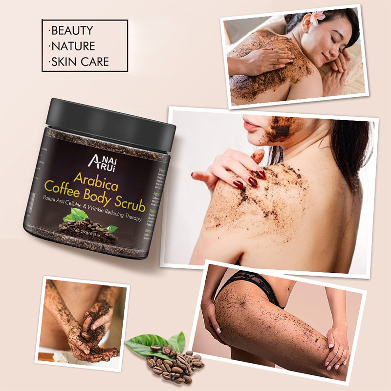 OEM Customize Ingredient Organic Herbal Women Body Scrub Cream Moisturizing Hydrating Exfoliating Peeling GMP Certified for Home