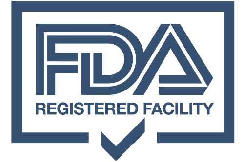 FDA registered cosmetics facility