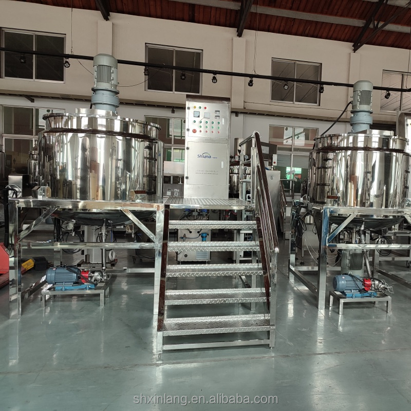 100-5000L Hair Conditioner Mixing Machine Hair Shampoo Production Line