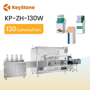 Automatic Continuous Blister Cartoner Cartoning Packing Machine For Health Products Vitamins Collagen Peptides